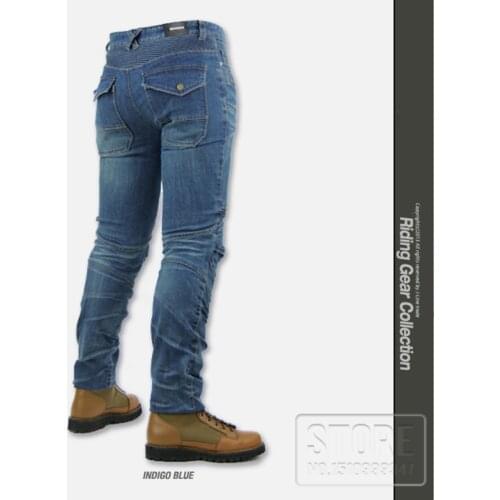 Motorcycle Protective Jeans PK-718 Motocross Mens Off-road Outdoor jean cycling pants with SK686 PADS hip protectors jeans