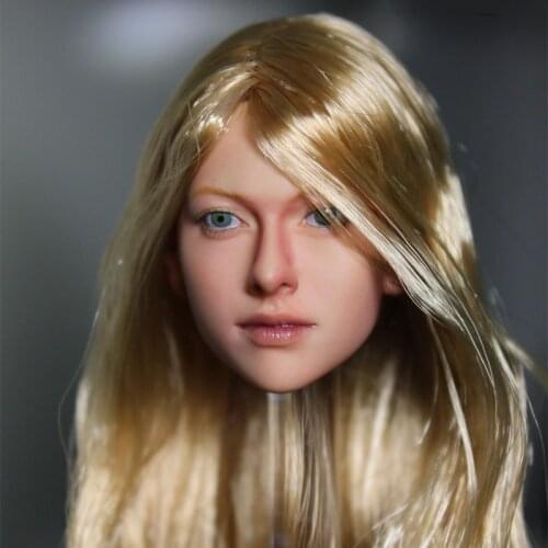 1:6 Headplay Female Woman Girl Head Sculpt Carving Model Beautiful Lady 048_NP Head Sculpt For 12" Action Figure Doll Toys