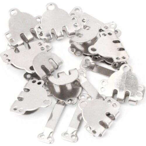 10x Trouser Skirt Hooks + Bars Fasteners For Suit Pants Extenders Tailor Sewing