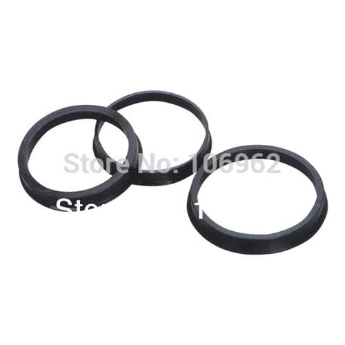 65.1-63.4mm 20pcs Black Plastic Wheel Hub Centric Ring Custom Size Available Wheel Rim Parts Accessories Wholesale Free Shipping