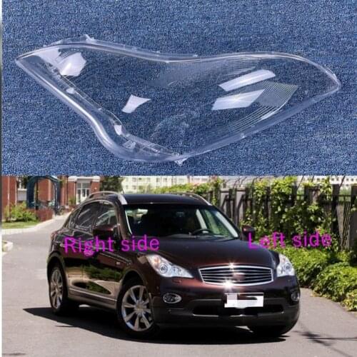 Car Headlight Lens for Infiniti QX50 2008 2009 2010 2011 2012 2013 Headlamp Cover Car Replacement Front Auto Shell Cover