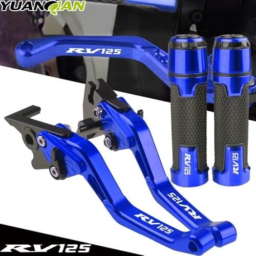 For SUZUKI RV125 RV 125 2003-2016 2004 2005 2006 2007 08 Motorcycle Adjustable Folding Brake Clutch Levers Handlebar Hand Grips