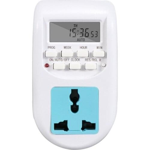 Electronic Digital Timer Switch BR Plug Kitchen Timer Outlet British Standard Timer Socket Smart Plug Programmable Timing Socket