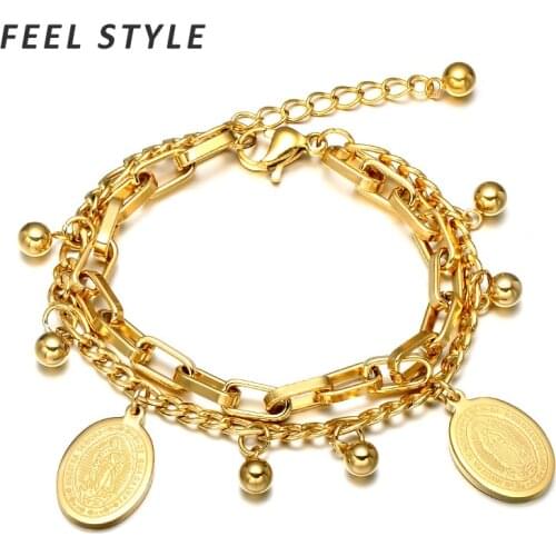 Feel style Bracelets With Charms
