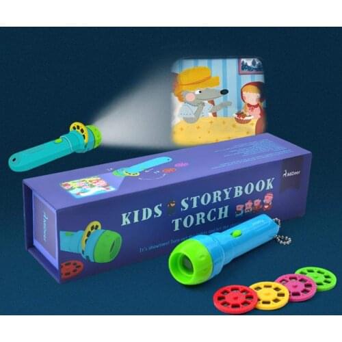 Zhenwei Projector Flashlights for Kids Boys Picture Projector Flashlight Bedtime Animal Storybook Torch for Baby Toddlers