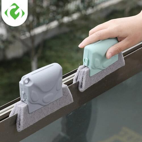 Window Groove Cleaning Cloth Window Cleaning Brush Brush Windows Slot Cleaner Brush Clean Window Slot Cleaner GUANYAO