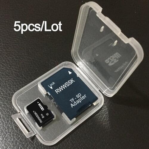 5pcs/Lot Micro Adapter SD/SDHC Tf Memory Card 128MB 256MB C4 512MB 1GB 2GB C6 4GB 8GB C10 16GB 32GB 64GB U3 for Digital Devices