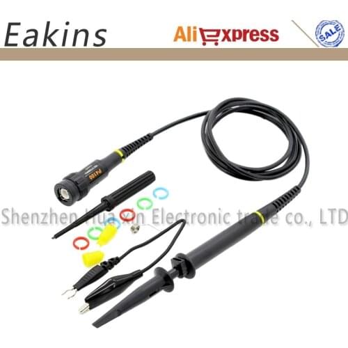 P4100 Professional High Voltage Oscilloscope Probe Accessories 100MHz Alligator Clip Test Probe Kit Osciloscopio