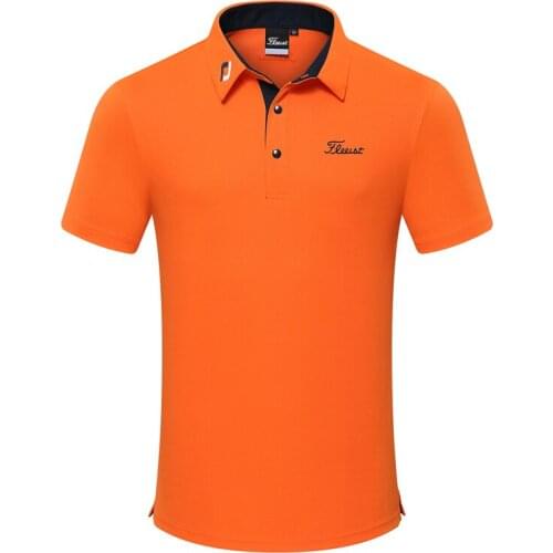 Golf Clothing Mens Golf T-shirt Summer Short Sleeve Shirt Mens Dry Fit Polo Shirt