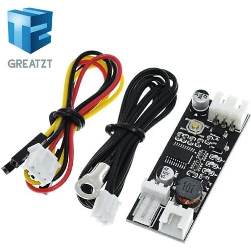 Single 12V 0.8A DC PWM 2-3 Wire Fan Temperature Control Speed Controller Chassis Computer Noise Reduction Module NTC B 50K 3950