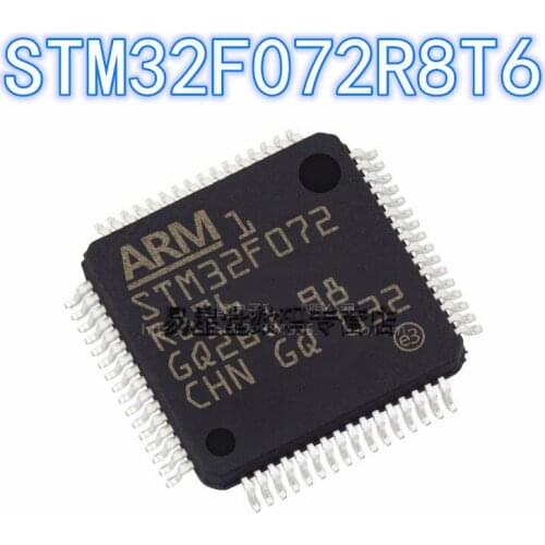 1PCS 100% new original authentic STM32F072R8T6 QFP-64 32F072R8T6 QFP64 32-bit microcontroller chip