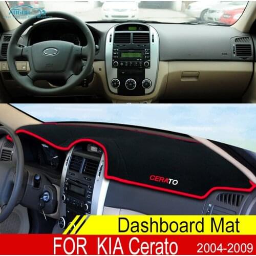 Anti Slip Mat Dashboard Cover Pad Sunshade Dashmat Carpet Accessories For KIA Cerato LD 2004 2005 2006 2007 2008 2009