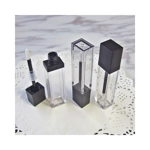 Empty Clear Lip Gloss Tube Lip Balm Bottle Container 7ml Transparent Lip Cream Tube Plastic Elegant Lip Beauty Tool