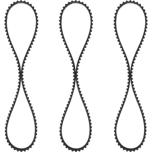 BIQU 3d printer belt closed loop rubber GT2 timing belt 200/400/610mm-2GT-6 teeth width 6mm for 3D printer