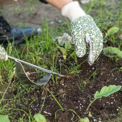 1pcs Garden Weeder Tool Stainless Steel Home Garden Manual Weeds Pulling Soil Loosening Lawn Mower Manual Weeding Gardening Tool