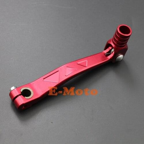 Red Foldable Aluminum Folding Gear Shifter Shift Lever For 110cc 125cc 140cc 150cc 160cc Pit Dirt Bike Motorcycle Atv SDG SSR