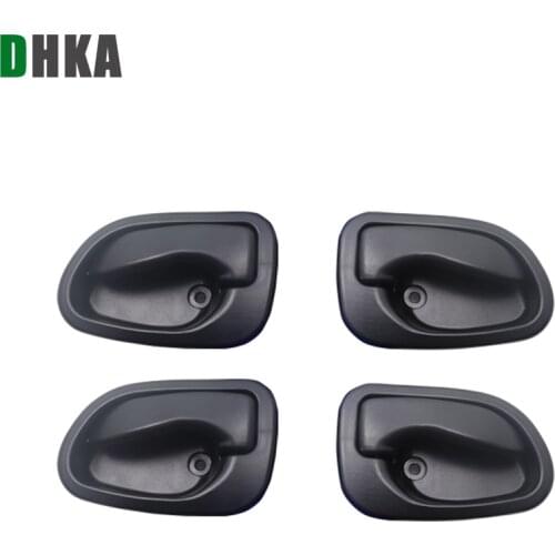 DHKA INSIDE INTERIOR DOOR HANDLE For HYUNDAI ATOS 97-05 1997 1998 1999 2000 2001 2002 2003 2004 2005 BLACK