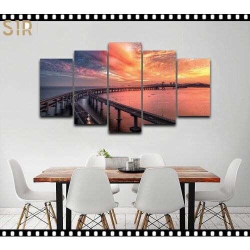 World Famous Architecture Beauty HD Five Wall Painting Decorative Painting Anime Posters Wall Decor Anime Decor Room Decor