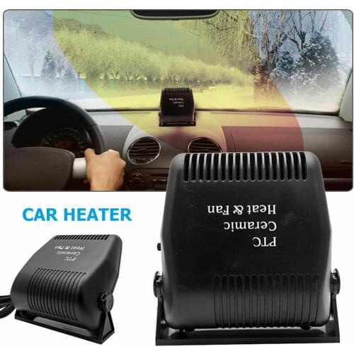 Plug-in Ceramic Car Heater DC12V Cigarette Lighter Socket Defrost Windscreen Car Electrical Appliances Heating & Fans