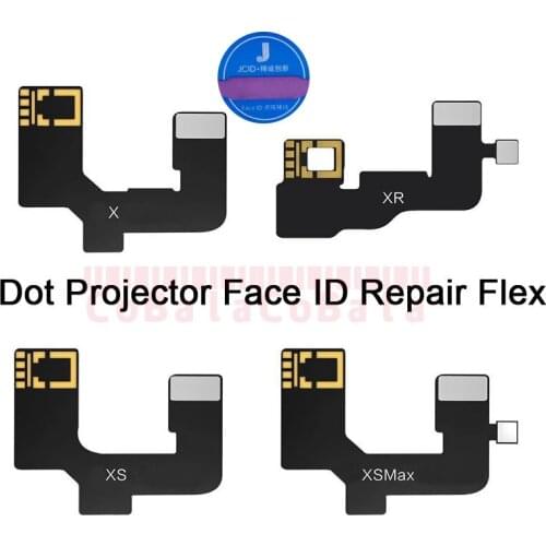 1Pcs JCID Dot Projector Matrix 3D Face ID Recognition Repair Flex Cable For iPhone X XR XS MAX 11 PRO MAX 12 Mini Replacement