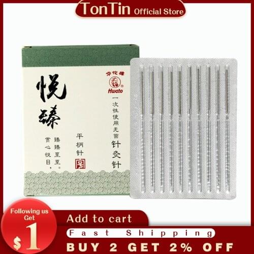 100pcs/box Acupuncture Needle Disposable Needle Acupuncture Beauty Massage Needle health care healthcare moxibustion