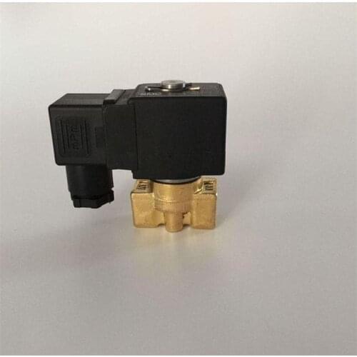 2 way Pneumatic G1/4" 12V 24VDC normal close PU solenoid valve Brass water valve zero pressure start