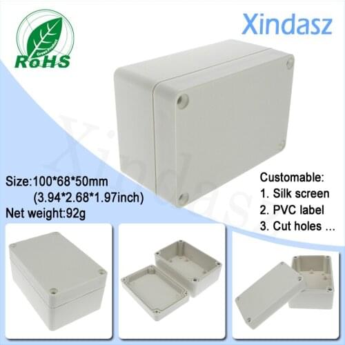 2X New Waterproof Enclosure Plastic Electronic Project Cases Box DIY 100 x 68 x 50mm