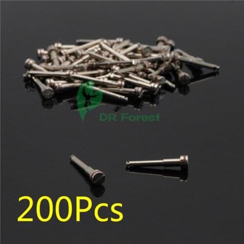 200x Small Mandrel For Dental Lab Polishing Shank Latch Type With Step