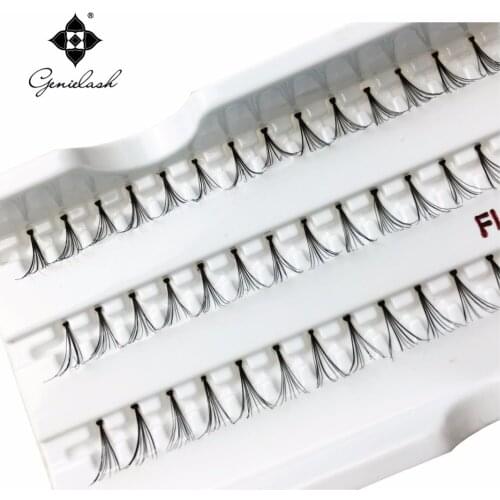 8/10/12/14mm mixed 4 Sizes/lot Individual False Eyelash Extension Long Under Short Medium sizes