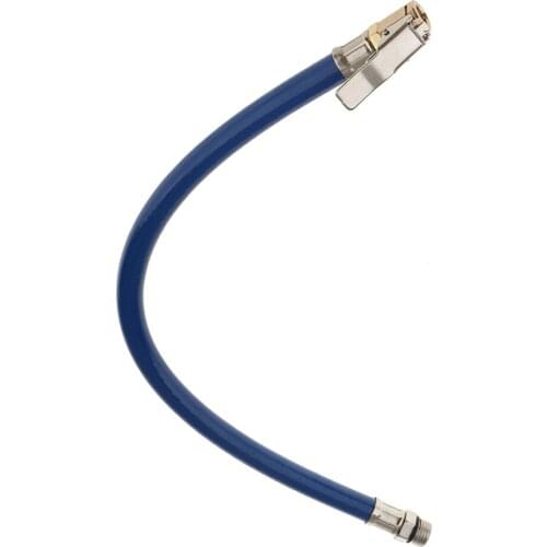 Auto Car Motorcycle T1/4PT Male Threaded 1/4' Rubber Tyre Air Pipe Pump Hose Comperssor tool Car Tire Accessories Blue