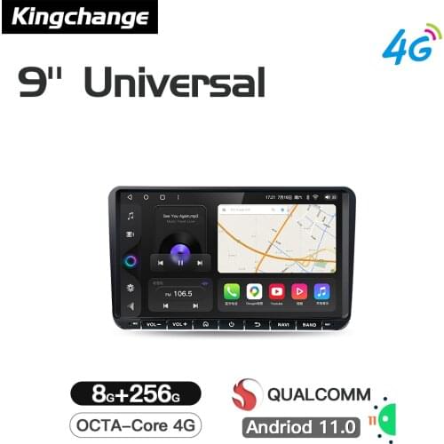 Kingchange Octa-Core Android 11 Car Video Navigation Player For VW Volkswagen Golf Passat b7 b6 Skoda Radio Stereo GPS