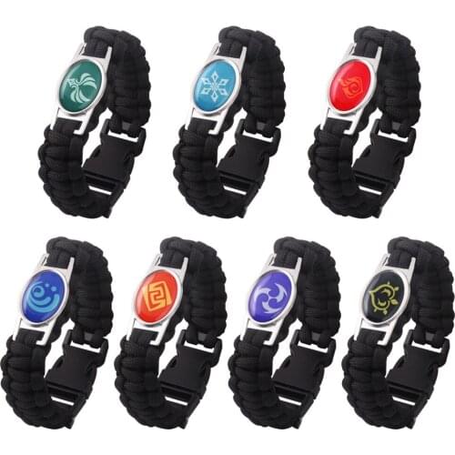 Genshin Impact Cosplay Bracelet Klee Venti Barbatos Eye of God Bangles Fashion Jewelry Costume Prop