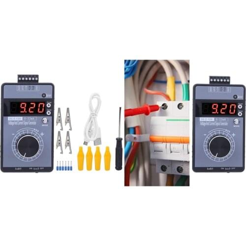 Voltage Current Signal Generator Voltage Current Analog Frequency Converter for PLC and Panel Debugging 0-10V 0-22MA