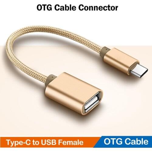 USB Type-C OTG Adapter Cable for Xiaomi Mi 5 6 8 9 SE 9T 10T 10 11 Pro Lite Ultra 5G USB OTG Cable Phone Converter