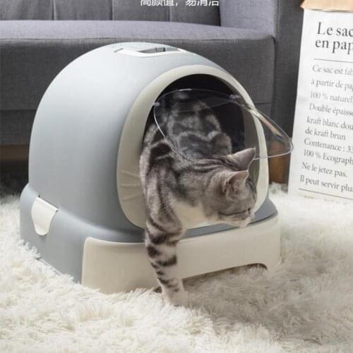Cat Sandbox Fully Closed Cat Toilet Extra Large Anti-splash Deodorizing Cat Dung Pot Convenient And Easy To Use Drawer Cat