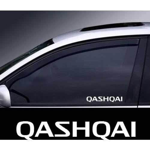 For 2 x Nissan Qashqai Fenster Grafik Sticker *Farben Auswahl