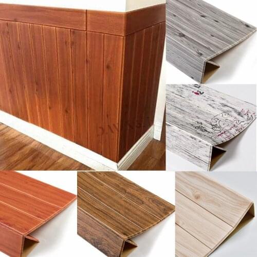 35*35cm 3D Stereo Wall Stickers Waterproof Moisture Proof Mildew Foam Wallpaper Decorative Ceiling Wood Grain Stickers