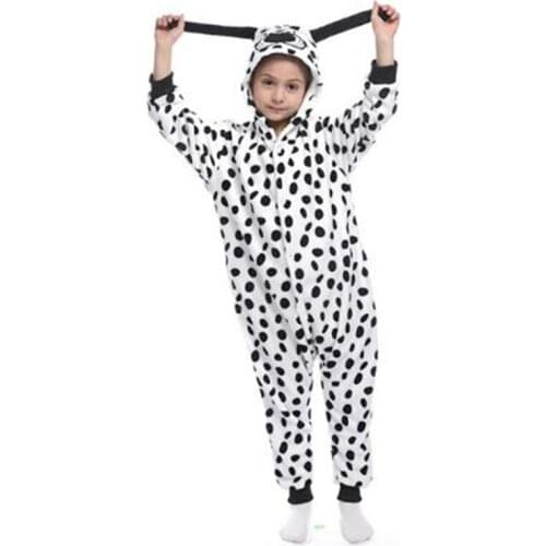 New Boys and Girls Dot Dog Animal Hooded Pajamas Children Sleepwear Girls Cartoon Pajama Christmas Pyjamas Pijamas Oneise
