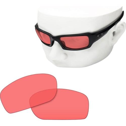 OOWLIT Replacement Lenses of HD Pink for-Oakley Fives Squared Sunglasses