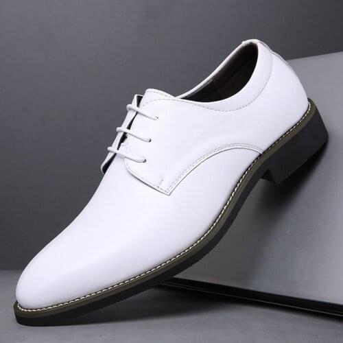 Man Business Male Shoes Fashion Men Wedding Dress Formal Shoes Leather Luxury Men Office Sapato Social Masculino Party Shoes