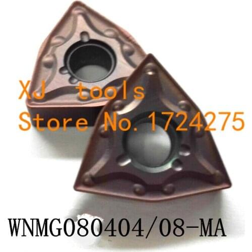 10PCS WNMG080404-MA / WNMG080408-MA CNC Carbide Inserts,Lathe Tool,Used to stainless steel and steel For MWLNR/WWLNR