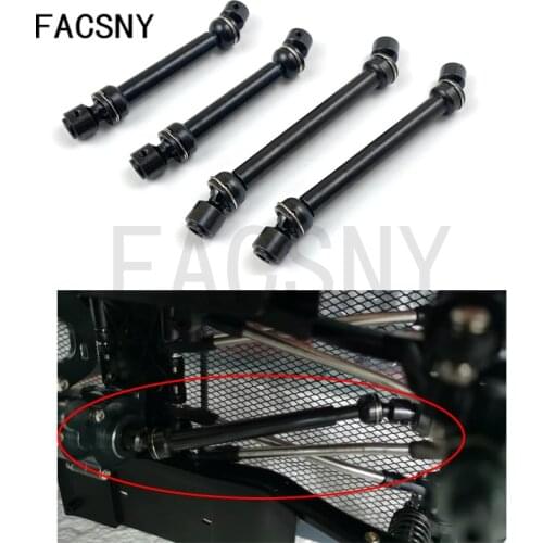 2pcs 112-152mm 88-113mm Metal HD Steel Universal Drive Shaft CVD for 1/10 RC Crawler SCX10 90046 WRAITH 90018 Traxxas