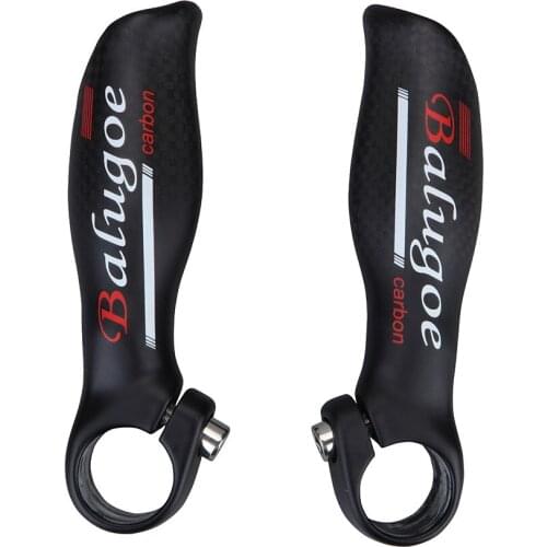 BALUGOE Carbon Fiber Bicycle Handlebar Bike Little Horn Vice put the rest Ultralight Road Cycling Mountain Bike Accessories Part