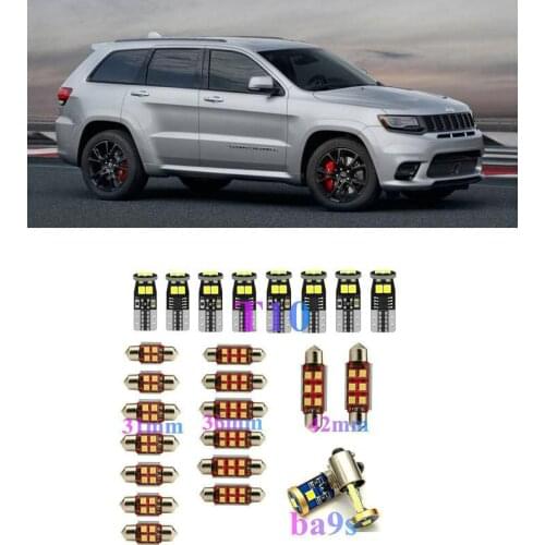 Interior LED Lights Replacement for jeep renegade wrangler grand cherokee 3 4 mk2 CHEROKEE kj kl Accessories Package Kit WHITE