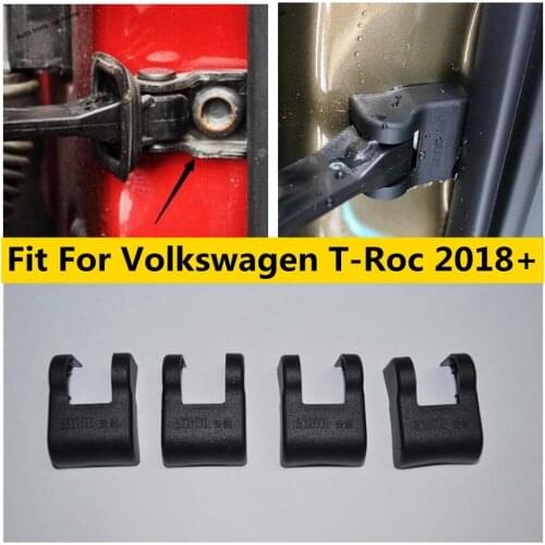 Yimaautotrims Fit For VW Volkswagen T-Roc T Roc 2018 2019 2020 2021 Door Stop Rust Waterproof Plastic Protection Cover Kit