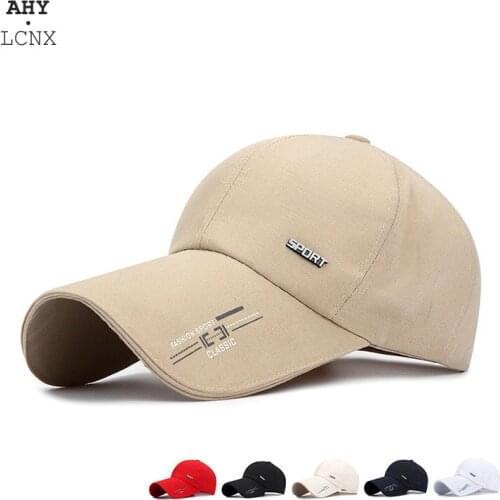 Four Seasons Women Breathable Outdoor Letter Printing Caps Lengthened Brim Sun Protection Man Fashion Travel Baseball Cap