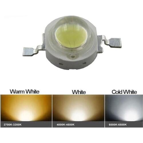 High Power LED 3W Parts 3V 300 or 600ma 110lm Of 1W 220lm Of 3W 45mil 4000K 6000K 3000K LED Chip Fast Delivery