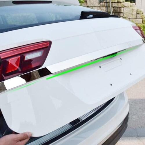 Hight Quality Stainless Steel Car Tailgate Boot Trunk Rear Door Strip Trim For Skoda Kodiaq 2017 2018 2019 Accessories