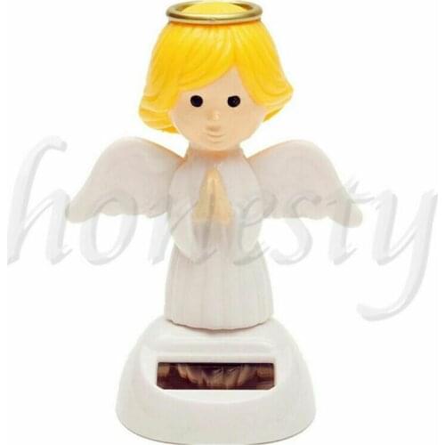 Fun Solar Powered Dancing Flip Flap Car Home Desk Dancer Swing Toy Gifts Angel