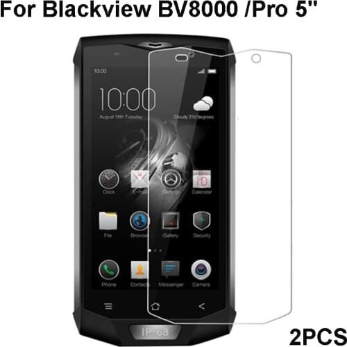 Tempered Glass For Blackview BV8000 Pro Screen Protector 2.5D 9H Toughened Protective film Glass Blackview BV 8000 2PCS